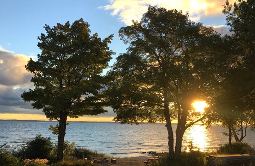 Northport House | Immaculate 9 BR Beachfront Home on Grand Traverse Bay Sleeps 20