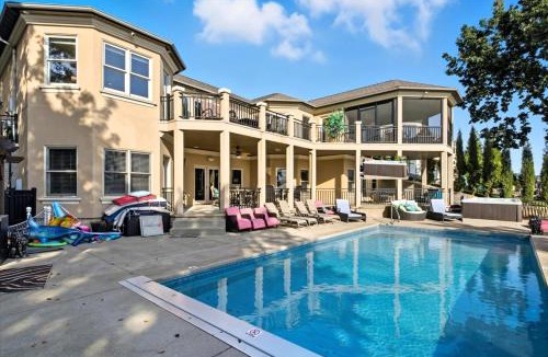 Sunrise Beach House | Luxury Lakefront Escape w/Heated Pool, Hot Tub & Theater