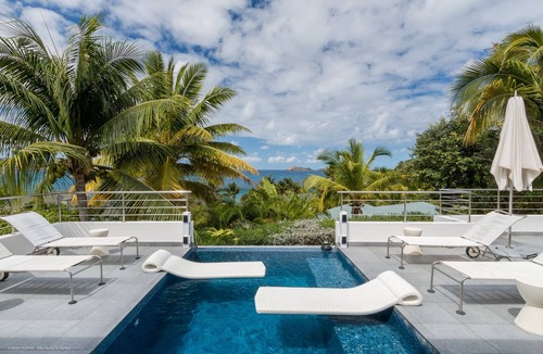 Quartier Lorient Villa | ST BART LUXURY VILLA SKRUTTEN, WITH OCEAN VIEW AND CONTEMPORARY FURNISHING