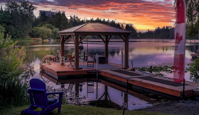 A lakefront playground near beautiful Victoria on British Columbia's west coast. in victoria
