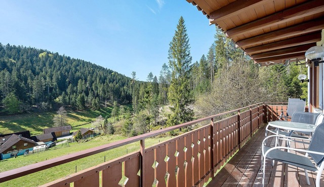 Apartment 'Ferienwohnung Poppeltal' with Private Garden, Balcony and Wi-Fi in Enzklösterle