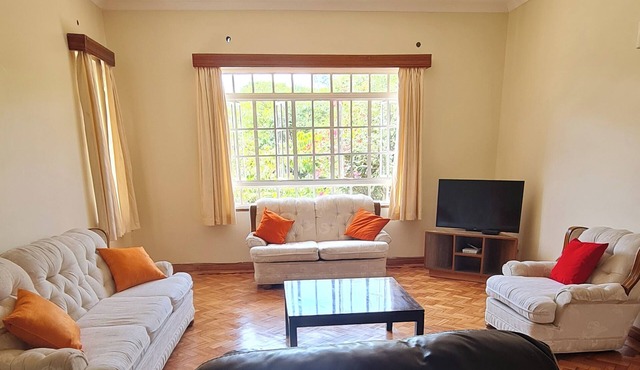 Bright, airy and spacious apartment with beautiful lawns in Karen in Nairobi