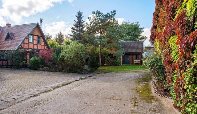 Holiday Home 'Blockbohlen-Haus Auf Hof Verchen' with Private Terrace, Private Garden and Wi-Fi in Verchen