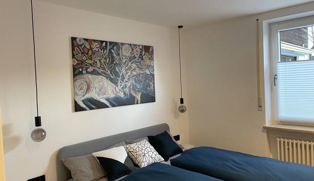 Komplett neu Renoviertes Apartment in Einer Idyllischen Waldsiedlung in Hohenbrunn