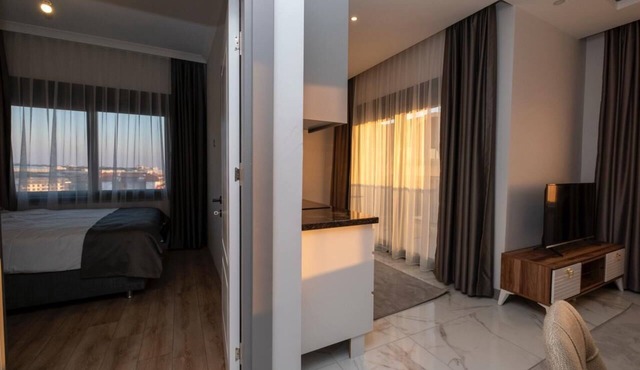 LUXURY APARTMENT WITH ALL SOCIAL ACTIVITES AND FULL FURNITURE IN ALANYA in Avsallar