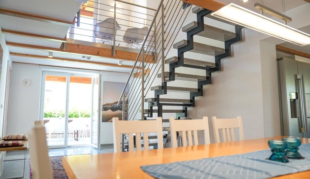 Newly built loft with private outdoor seating area and balcony in Bayerisch Eisenstein