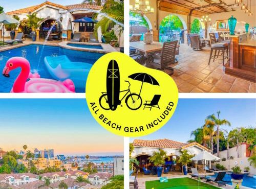 Private Luxury Resort Home in ♥ of the City - Pool ♥ Spa ♥ Outdoor Lounge ♥ Casa Paradiso in San Diego