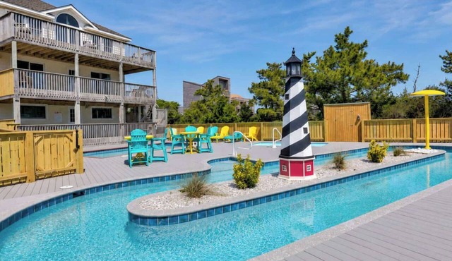 Rio Rodanthe | Oceanfront 8BR with Private Lazy River | Outer Banks, NC in Rodanthe
