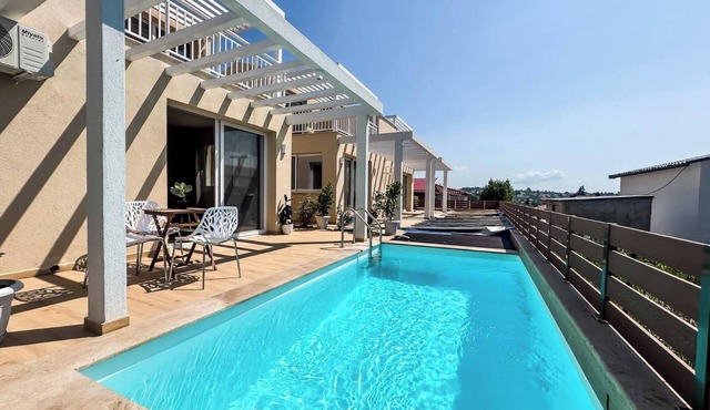 Seaside Pool Villas in Nea Kallikratia