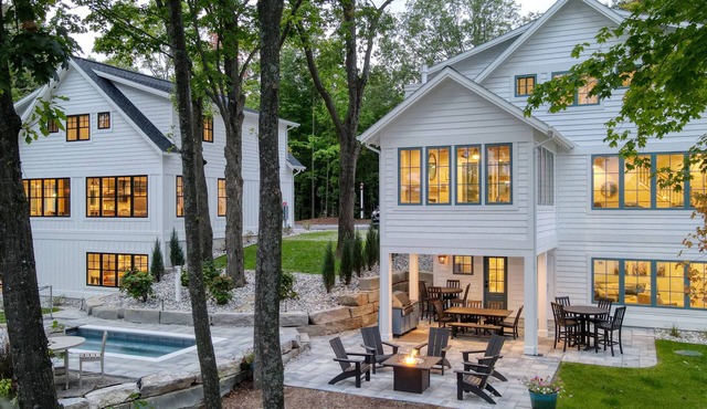 Traverse City Lakemore Resort, Side by Side Luxury Lakefront Homes on Arbutus Lk in Traverse City