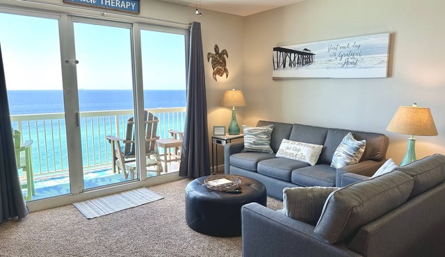VIP parking plus FREE beach service! Seychelles Beach Resort Schooners nextdoor in Panama City Beach