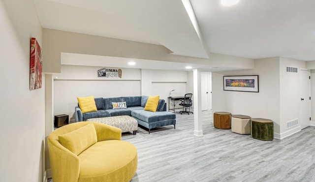 Stylish & Modern Lenexa Haven w/Fire Pit & Deck! in Lenexa