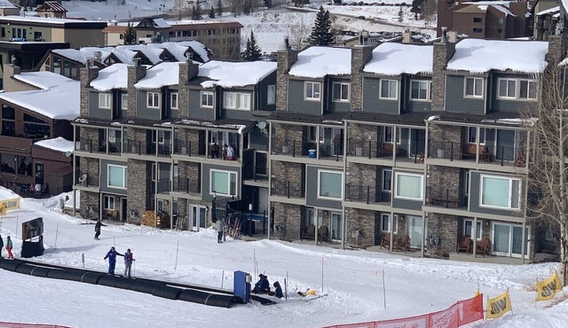 Ski-In Ski-Out Townhome | 2 Bedroom | Shared Hot Tub | Fireplace | Parking in Mt. Crested Butte