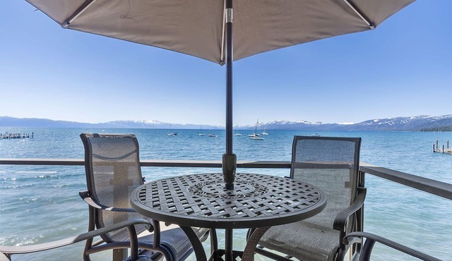 The Sanctuary - Secluded Tahoe Lakefront Condo with 180 Views, near Downtown Tahoe City in Tahoe City
