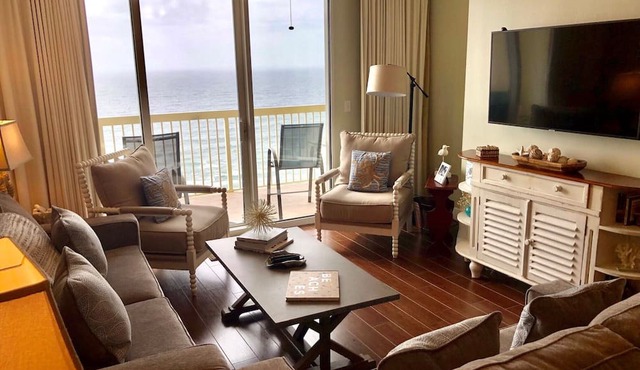1702 Celadon Gulf Views, 2 BR, 2 BA Bonus BUNK ROOM, FREE Seasonal Beach Service in Panama City Beach
